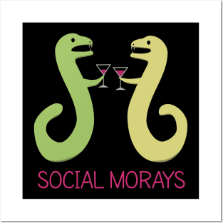 Social Morays Posters and Art